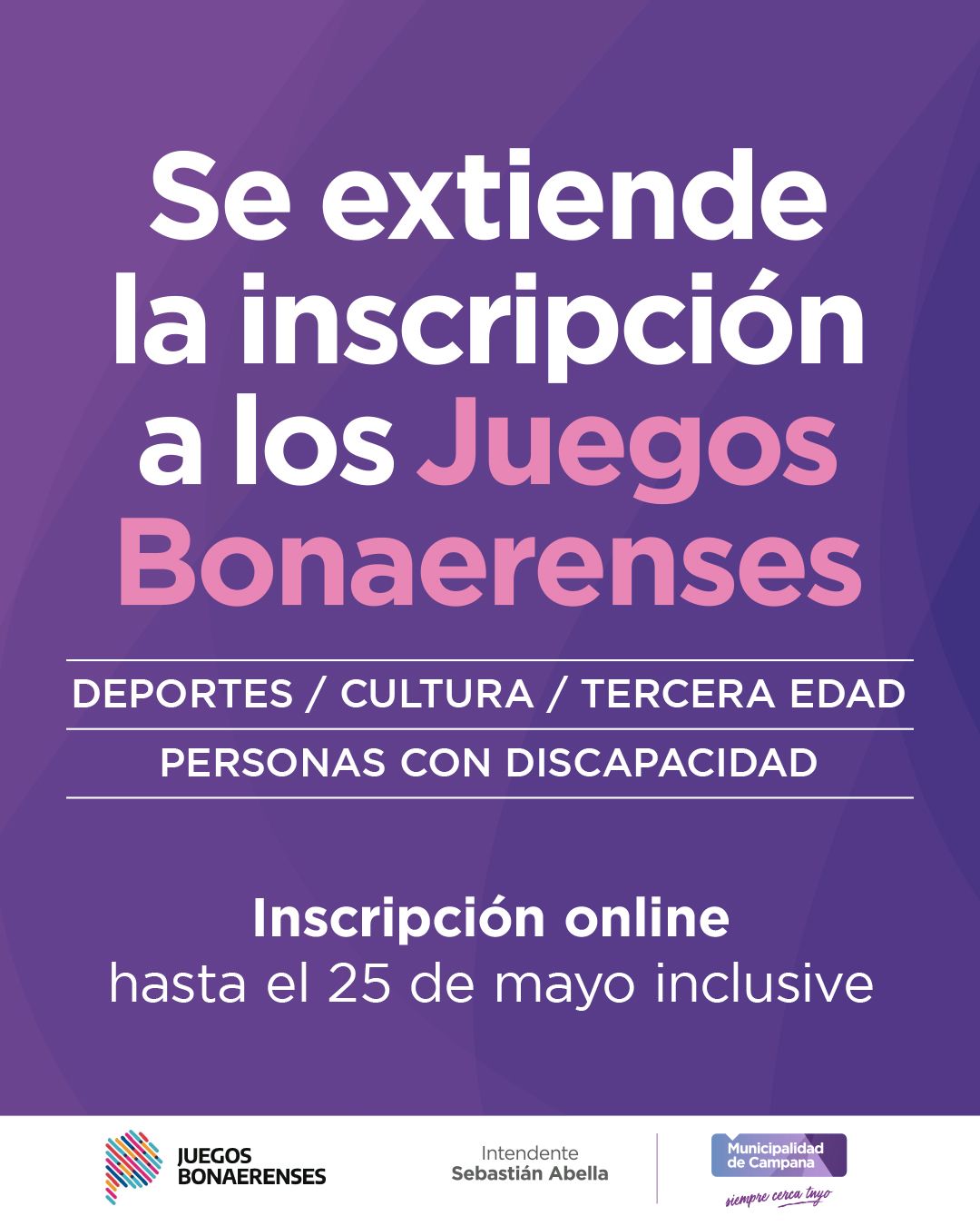 NOTICIAS CAMPANA: EXTIENDEN LA INSCRIPCION PARA PARTICIPAR DE LOS TORNEOS BONAERENSES 2026